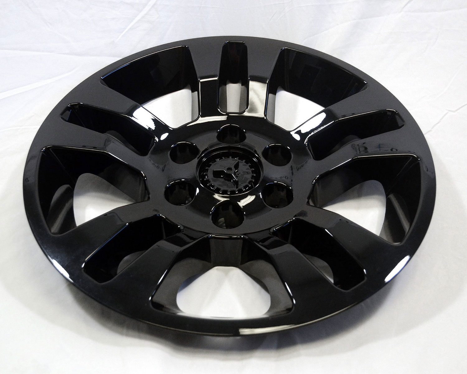 18 Gloss Black Wheel Skins Set Of 4 For 2014 2017 Chevy Silverado